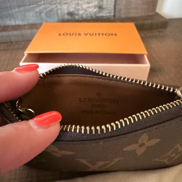 Louis Vuitton Brown Monogram Coin Pouch - Picture 5 of 9